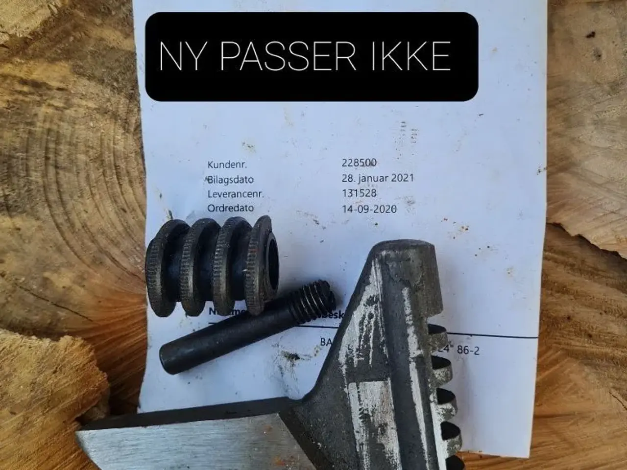 Billede 5 - KØBES kæbe til min svenske nøgle 24"