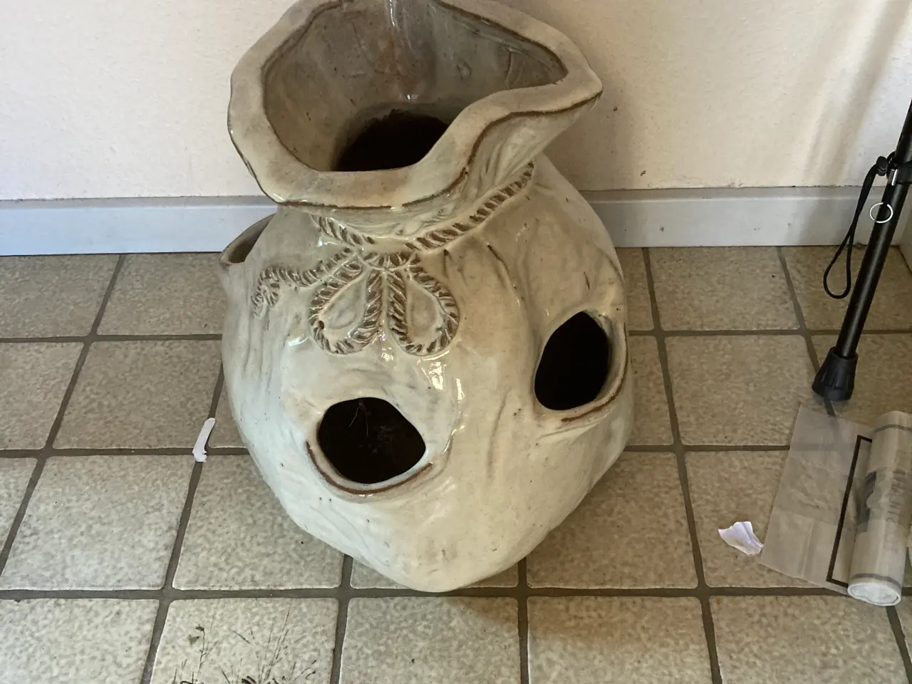 Billede 1 - Stor pynte urtepotte..