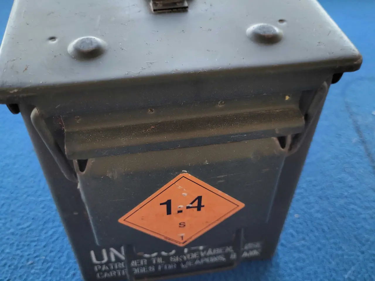 Billede 2 - Gammel  militær ammunitions kasse 