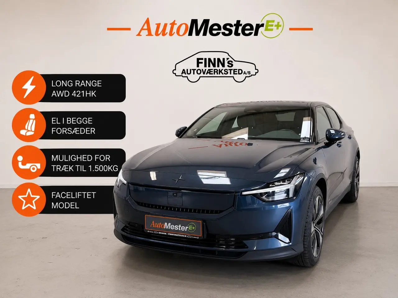 Billede 1 - Polestar 2 EL LRDM AWD 421HK 5d Aut.