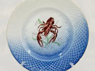 Mågestel Fisketallerken Krebs nr.11. sortering 2