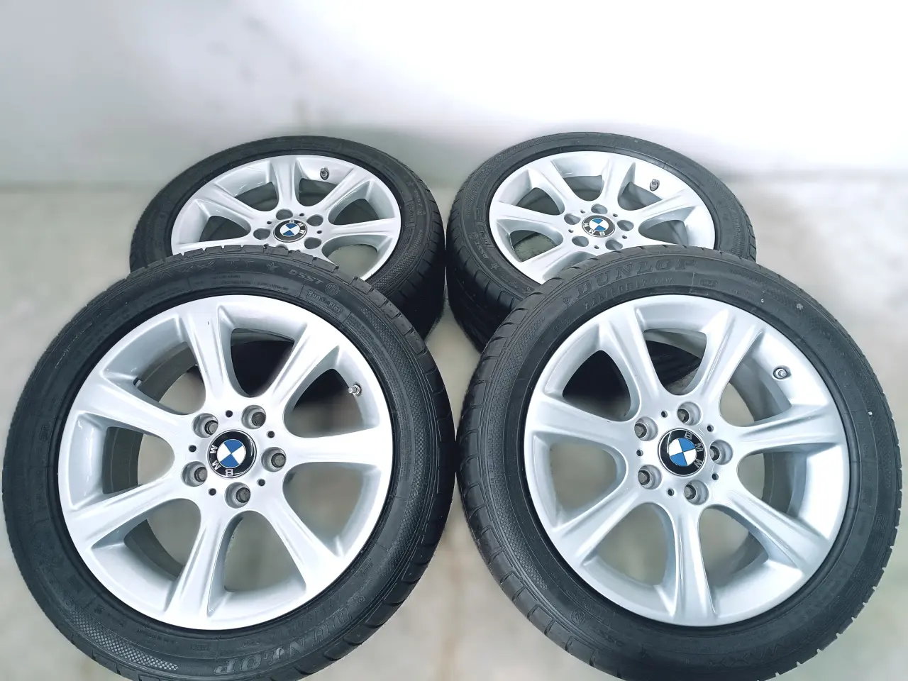 Billede 3 - 5x120 17" IS/ET37 nav 72,6ø BMW sommersæt inkl.TPM