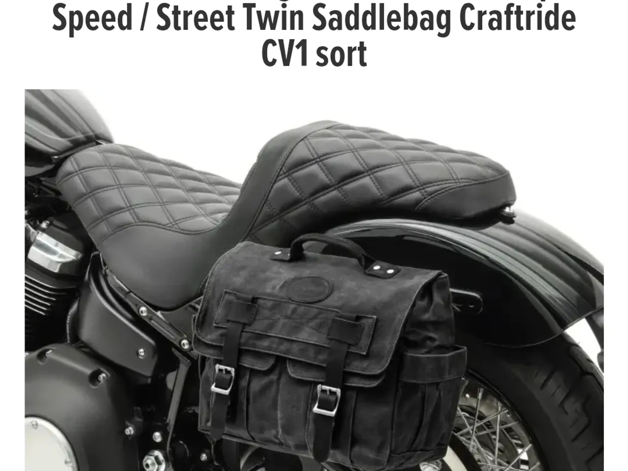 Billede 3 - Motorcykel sidetaske helt nye
