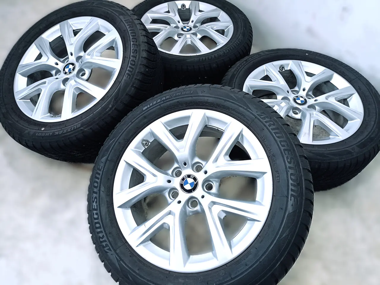 Billede 2 - 5x112 17" ET39 nav66,6ø BMW/MINI vinter fælge TPMS