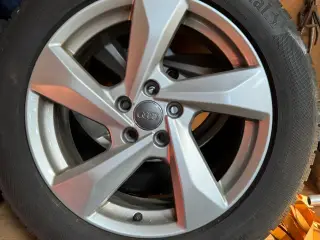 Audi alu fælge m. vinterdæk