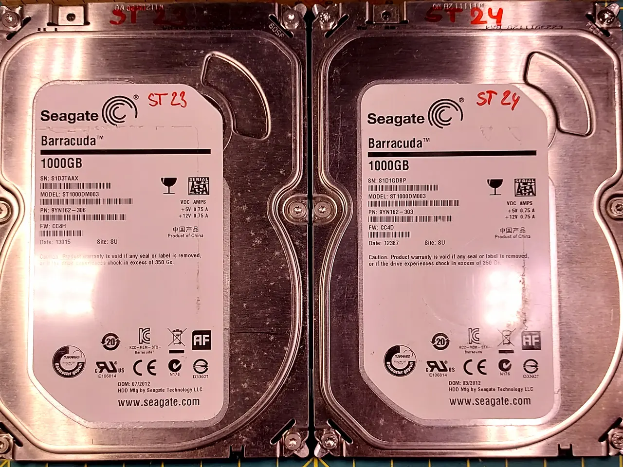 Billede 1 - Harddisk 1 Tb 2 stk