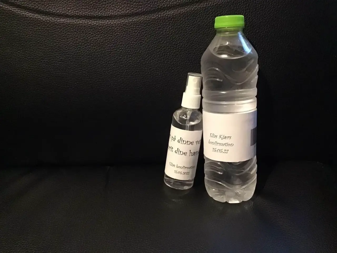 Billede 1 - Personlige labels med navn og dato til konfirmatio