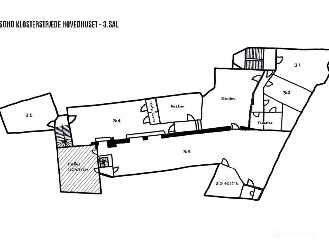 Billede 13 - Kontorer, mødelokaler og Co-working i Indre By