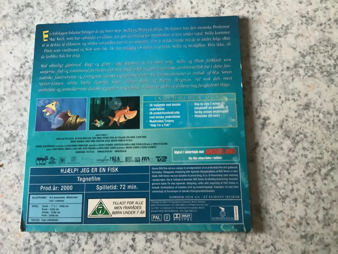 Billede 4 - Helt ny dvd “Hjælp, jeg er en fisk”