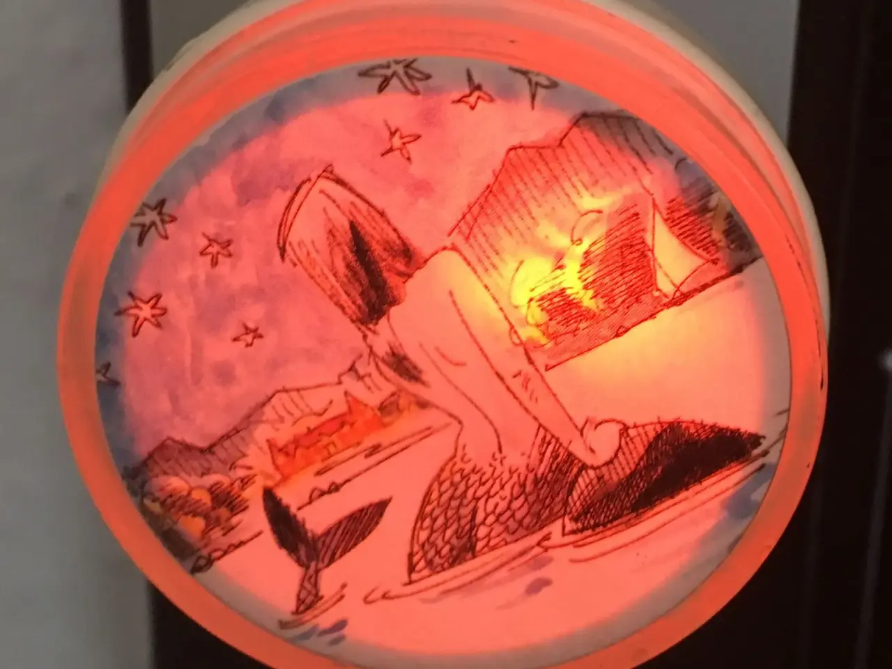 Billede 1 - H C Andersen natlampe til salg