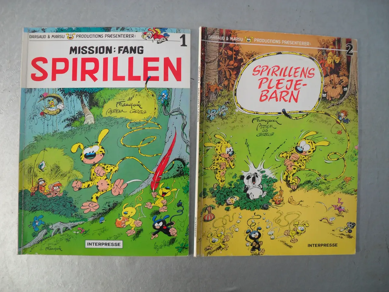 Billede 1 - spirillen nr. 1+2 flot stand, samlet pris