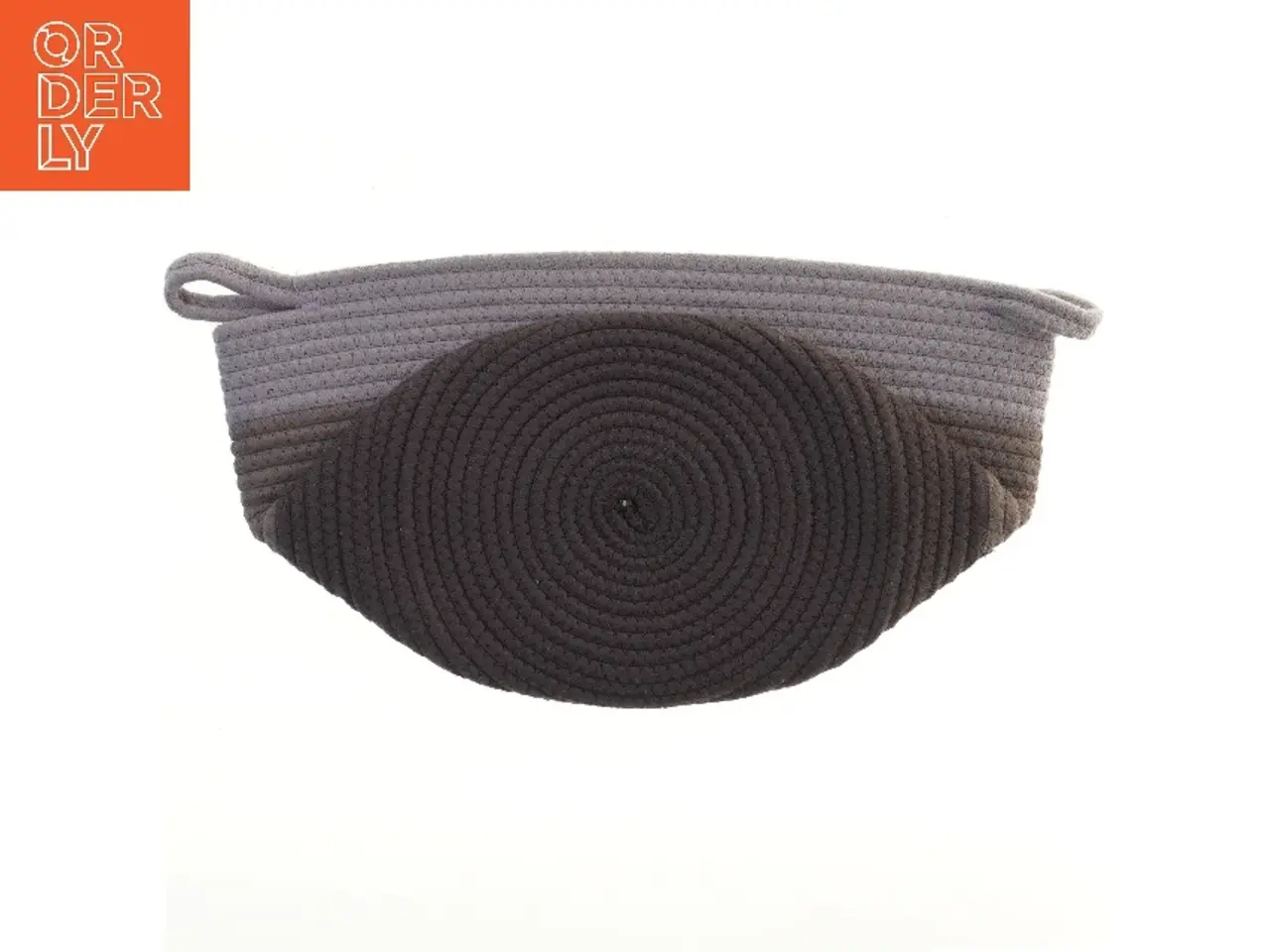Billede 2 - Hæklet kurv med håndtag (str. 48x24 cm)