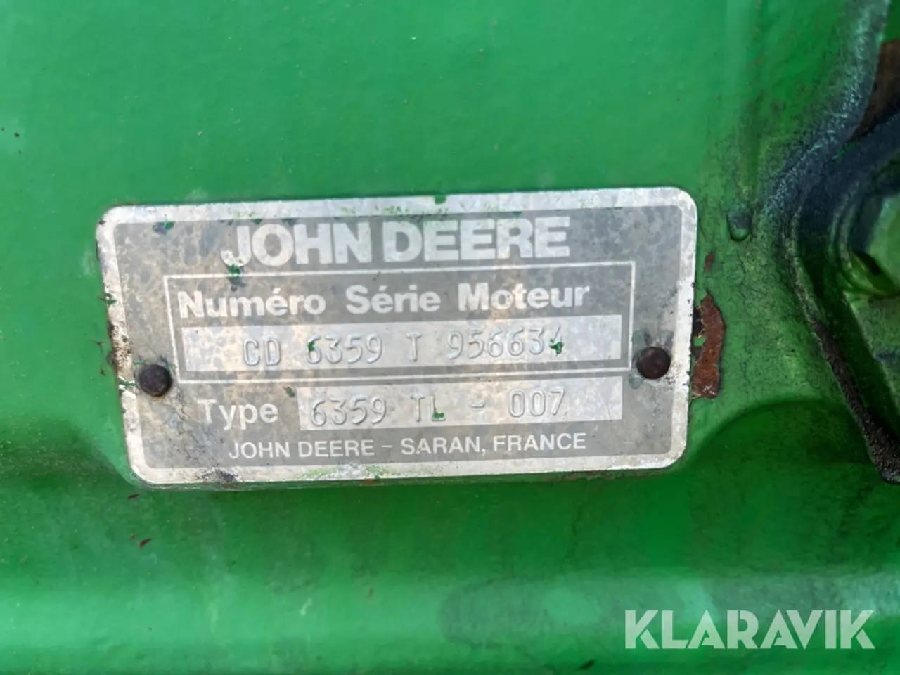 Billede 9 - Traktor John Deere 3650 Monitrac