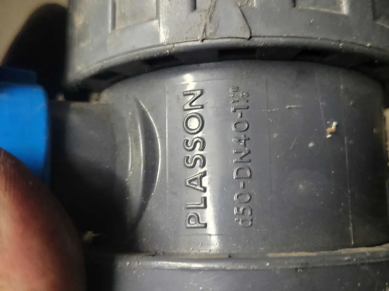 Billede 1 - Plasson kuglehaner 50 mm