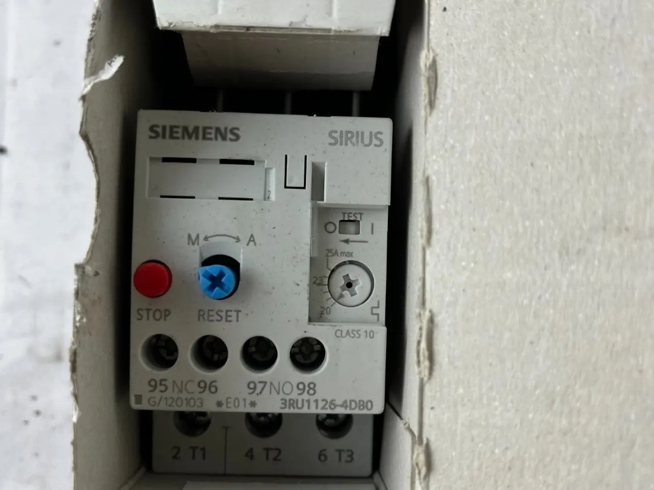 Billede 4 - Siemens 3RU1126‑4DB0 SIRIUS Thermal Overload relæ