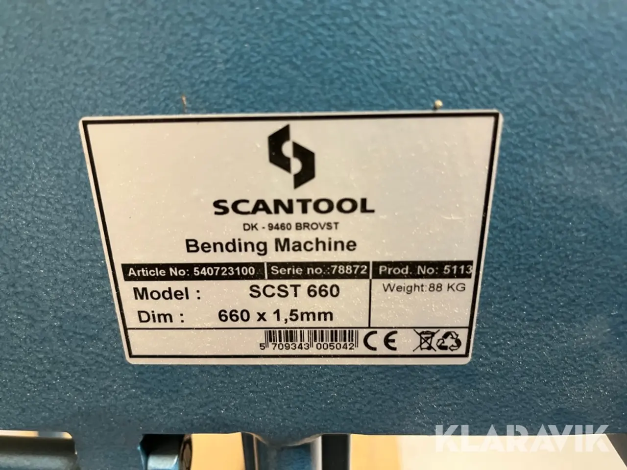 Billede 4 - Pladebukker Scantool SCST 660