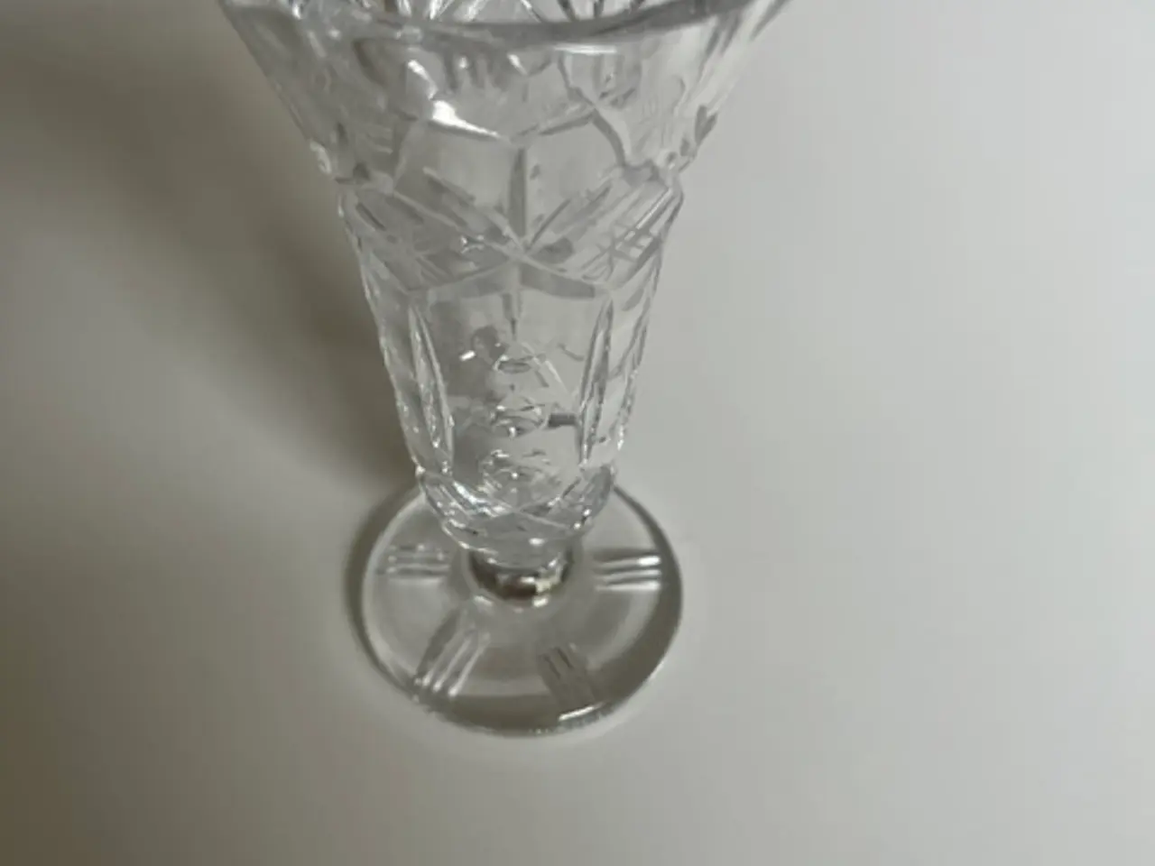 Billede 1 - Krystalvase 13,5 cm høj