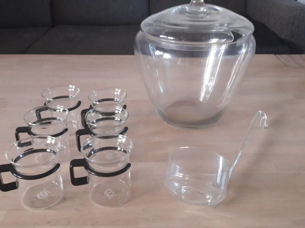 Billede 3 - Punch Bowle med låg Fra Lyngby Glas
