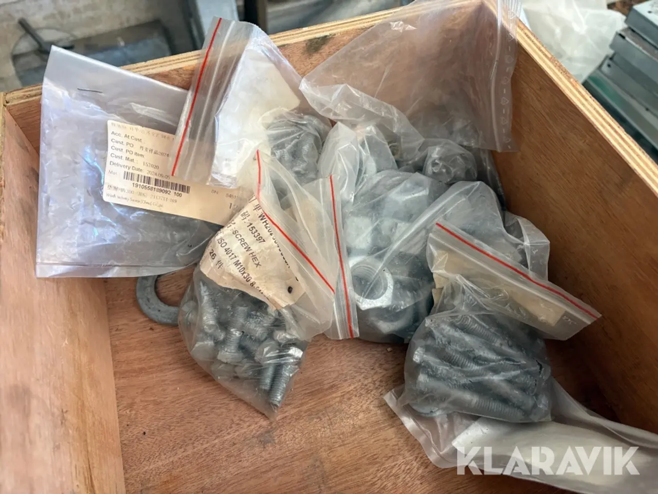 Billede 2 - Blandet lot med bolte og møtrikker, stort lot