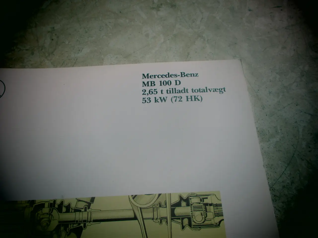 Billede 2 - Ny MB 100 D Brochure på dansk