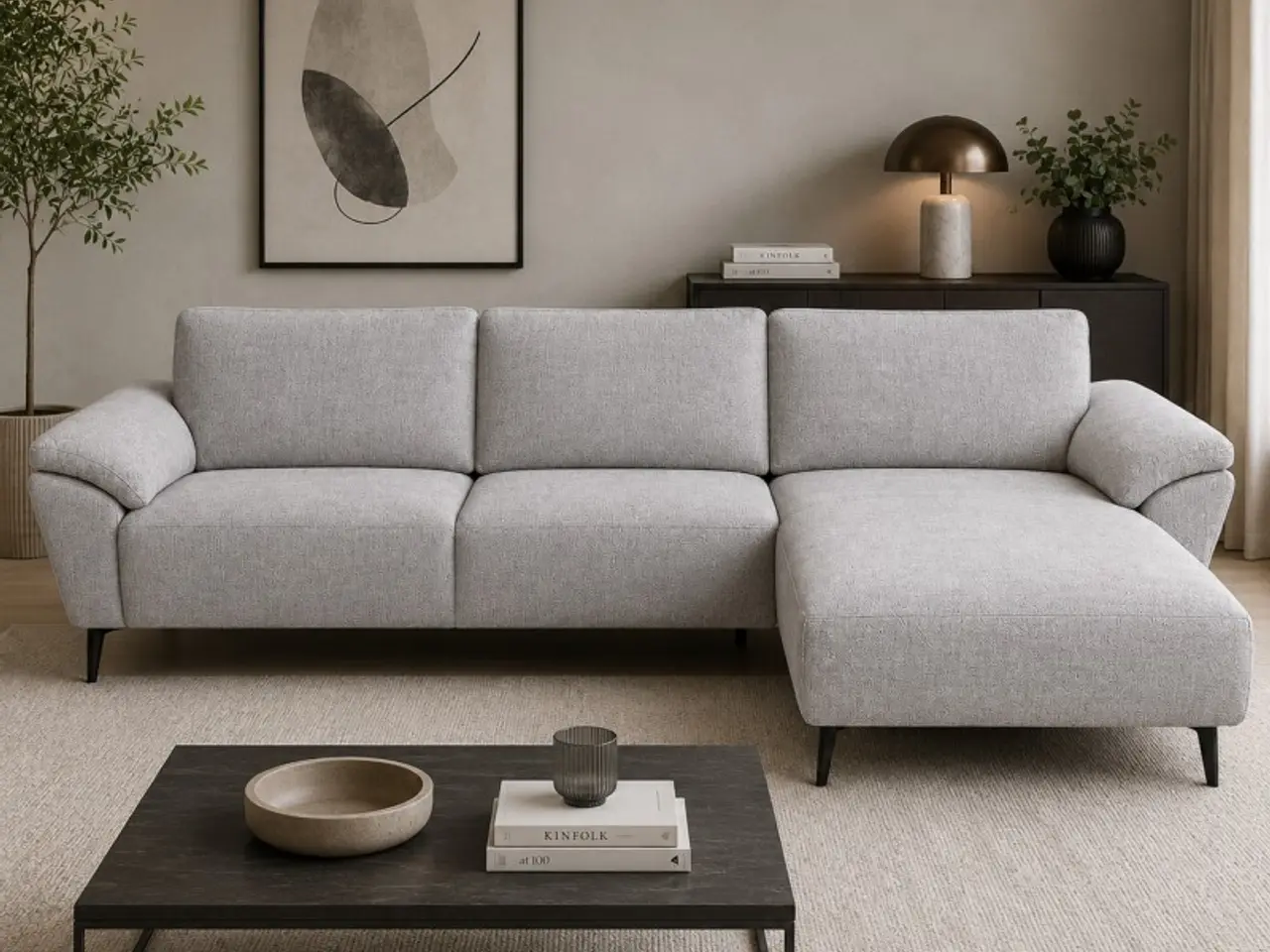Billede 1 - Hjort Knudsen Kolding chaiselongsofa højrevendt