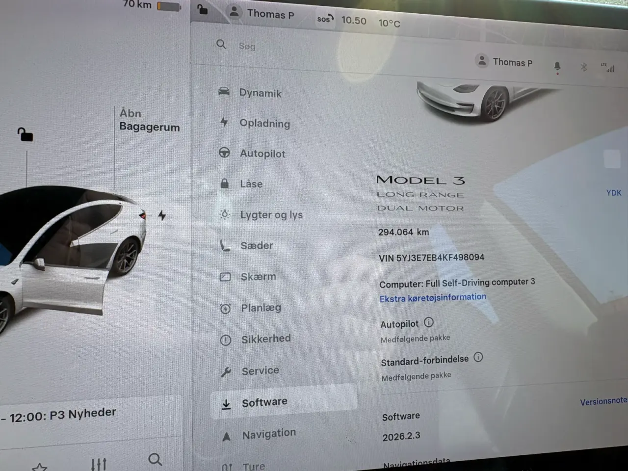 Billede 5 - Tesla Model 3 Long Range AWD
