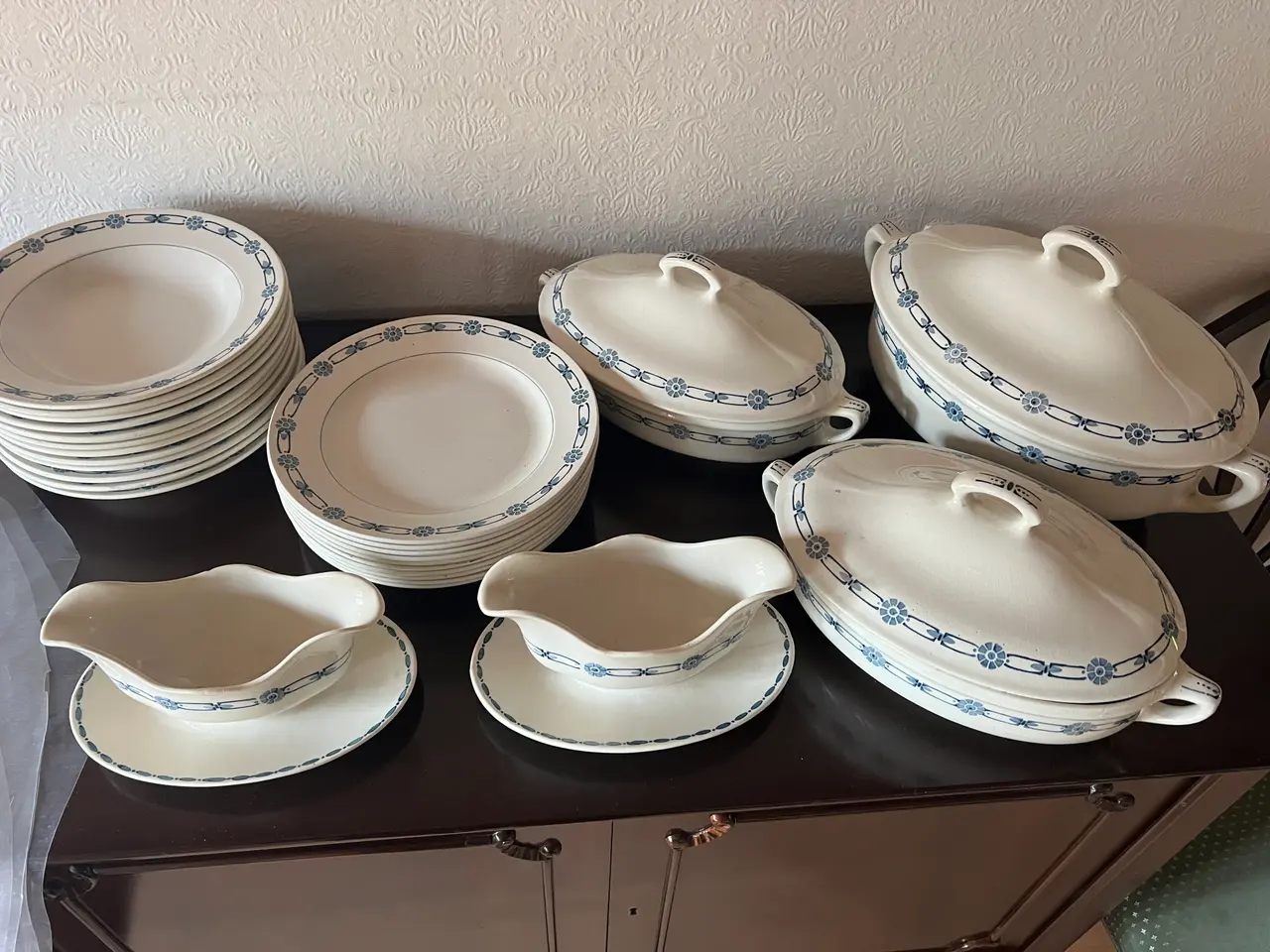 Billede 2 - Gammelt serveringsstel