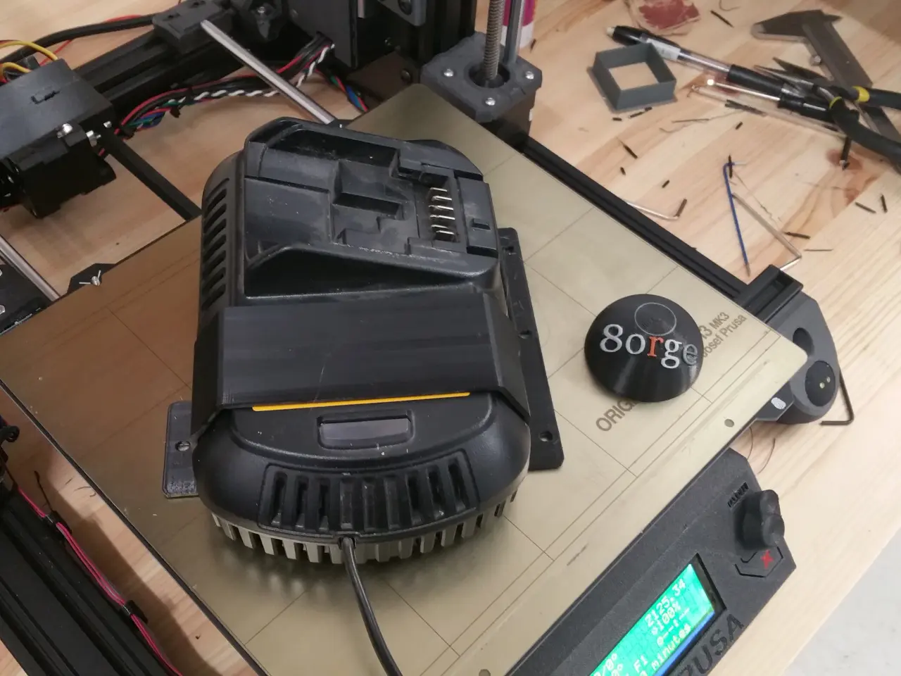 Billede 4 - Dewalt - Oplader Holder Dcb105/119/101 - 3d print