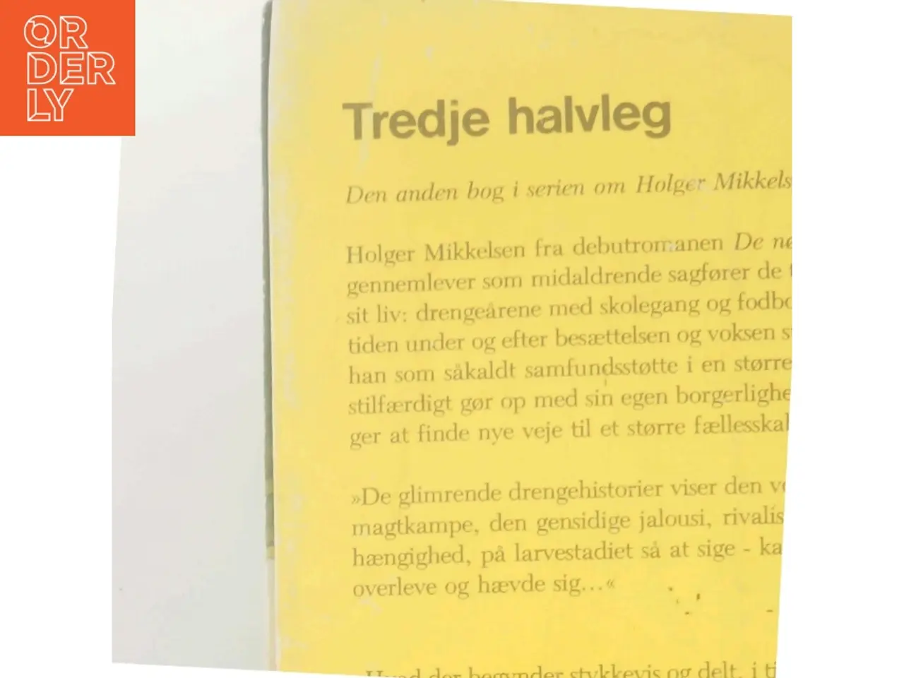Billede 3 - Tredje halvleg af Tage Skou-Hansen (Bog)