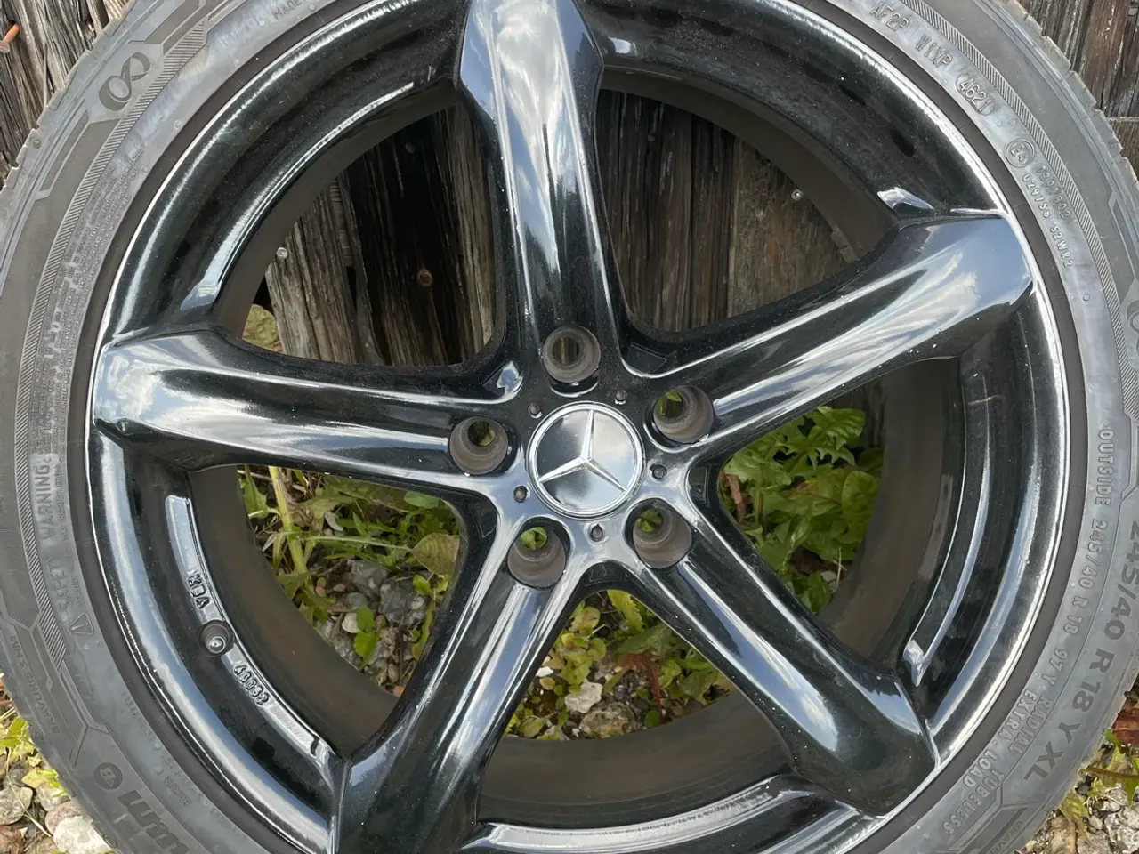 Billede 1 - Originale Mercedes fælge 