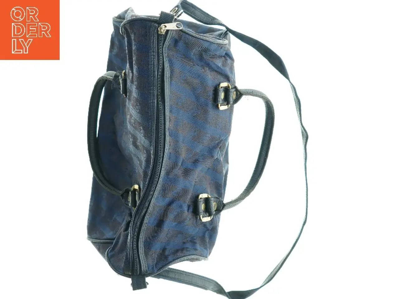 Billede 2 - Blå designer rejsetaske (str. 36 x. 24 cm)