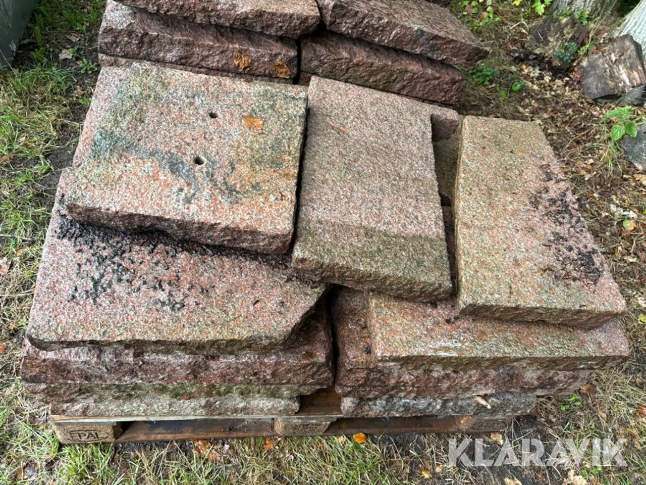 Billede 5 - Granit sten Bornholmsk Granit Rød 140 hele sten