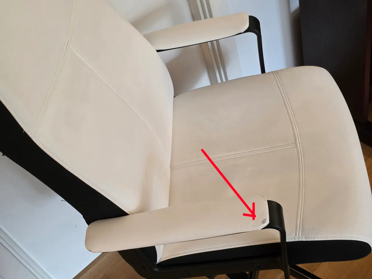 Billede 10 - White IKEA Millberget office chair 