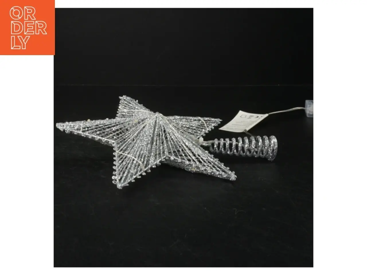 Billede 2 - Dekorativ julestjerne med LED-lys (str. 16 x 20 cm)