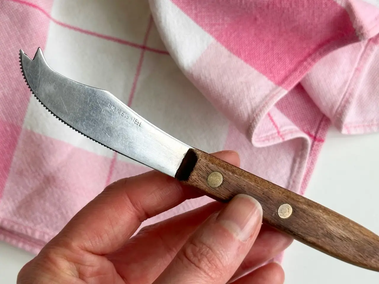 Billede 4 - Retro kniv m træskaft