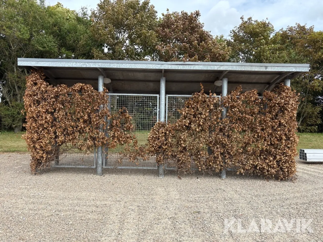 Billede 2 - Skur galvaniseret stål med tag