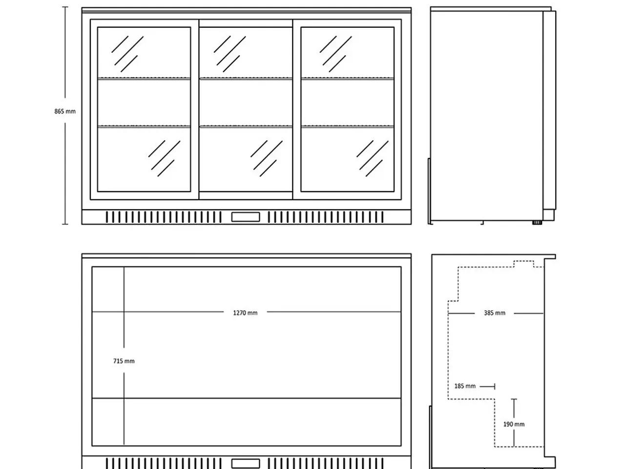 Billede 2 - Scandomestic Backbar 254 Liter Ventileret