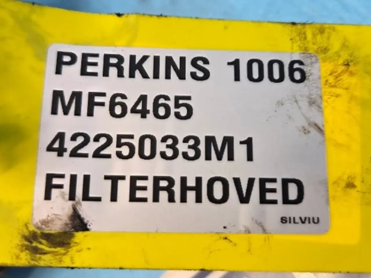 Billede 12 - Perkins 1006 Filterhoved 4225033M1