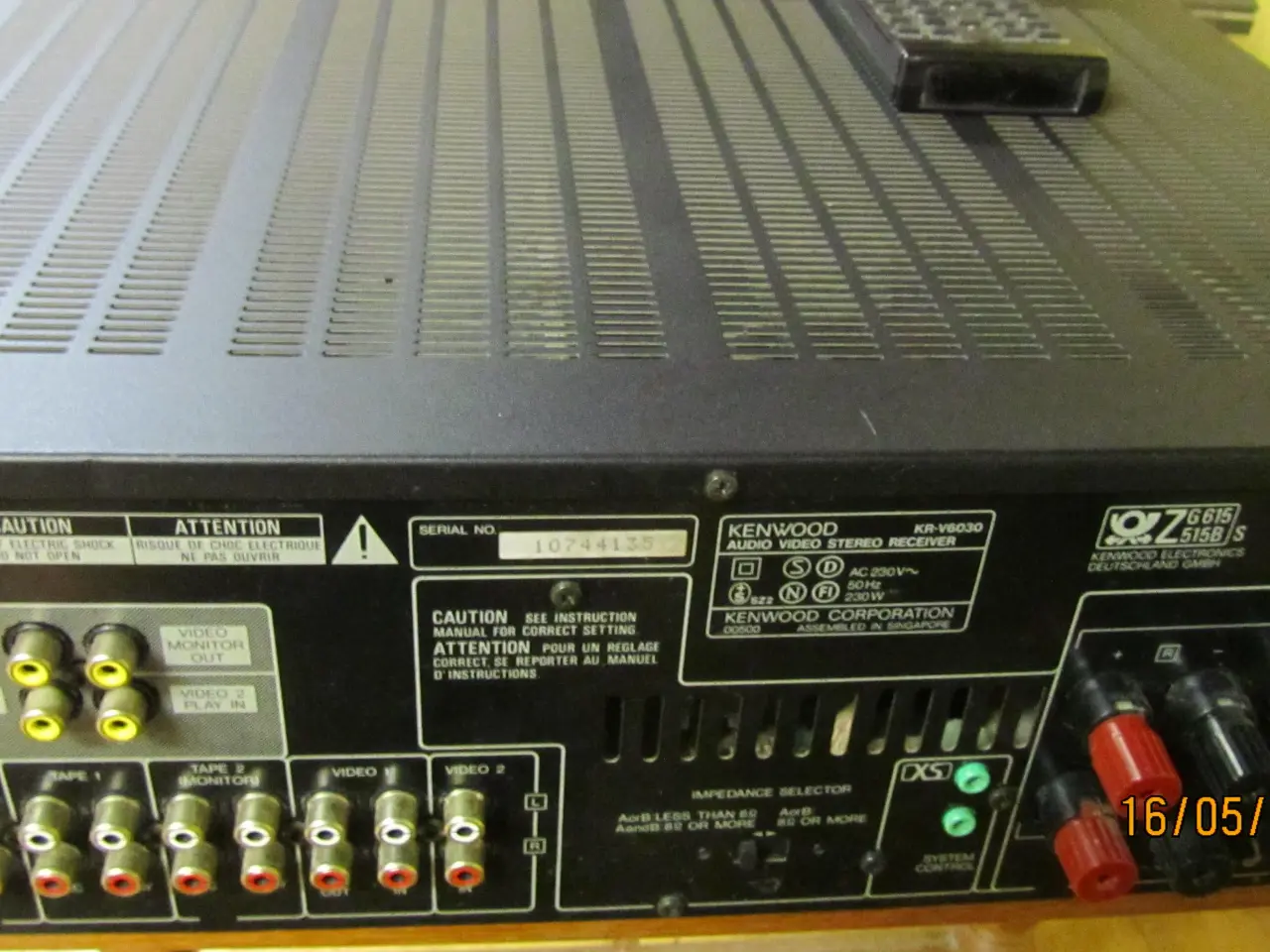 Billede 3 - KENWOOD KR-V6030 2X 80 WATT RMS
