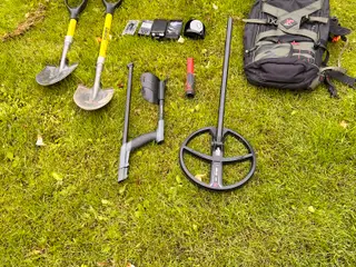 XP Deus 28X35+MI-6pointer+div. KUN 30 TIMERS BRUG