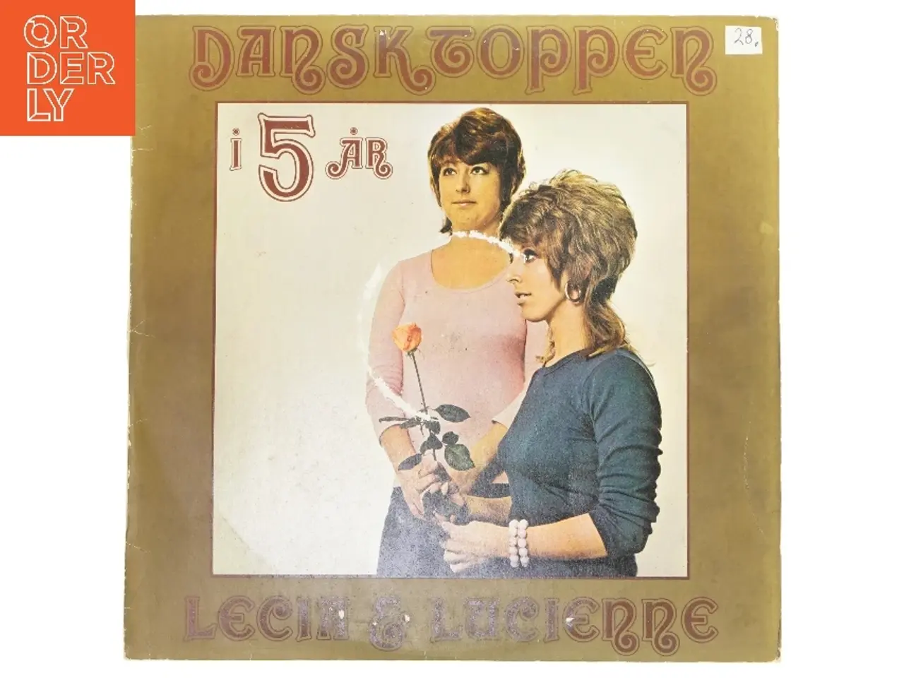 Billede 1 - Dansktoppen i 5 år - Lecia & Lucienne LP