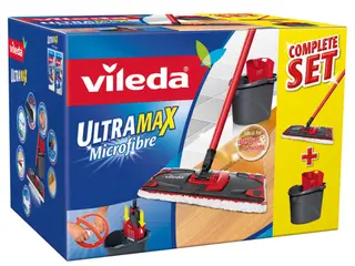 Gulvmoppe sæt Vileda Ultramax - moppe + spand
