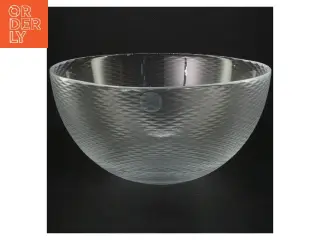 Smuk Glasskål fra Holmegaard (str. Ø 22 cm)