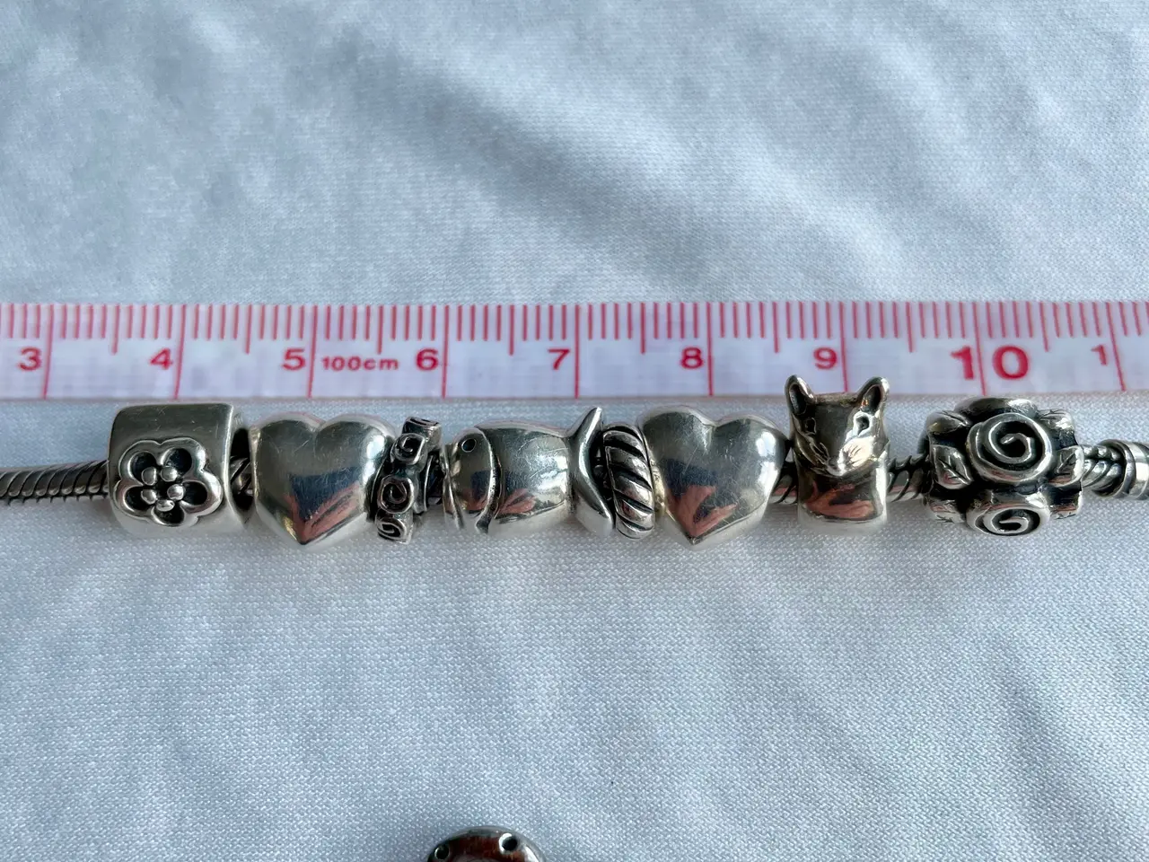 Billede 4 - Pandora charm armbånd i sølv