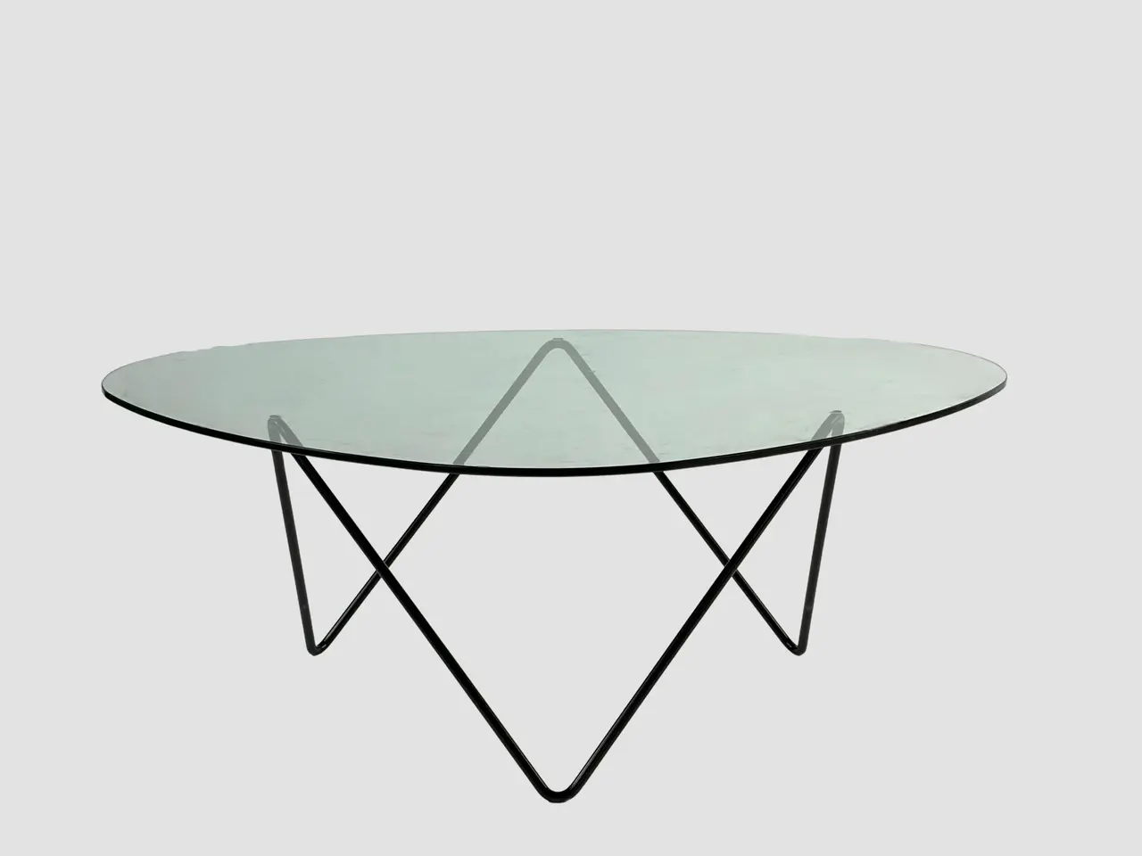 Billede 1 - GUBI Pedrera Sofabord - Glas/Sort Stel