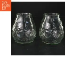 Glasvaser, sæt af 2 (str. 2 stk 11 cm)