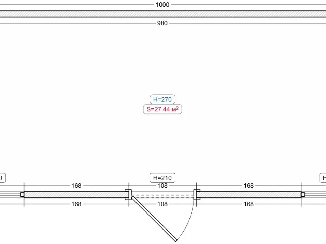 Billede 6 - Pavillon - 10x3 m - 30m² - inkl. AC