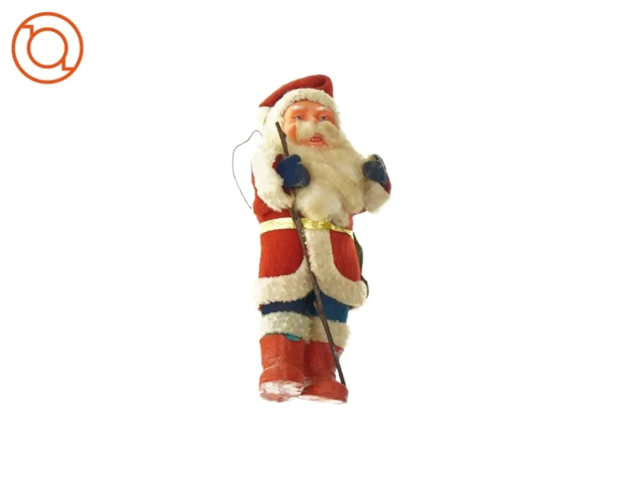 Billede 3 - gammel Julemand med sæk - figur