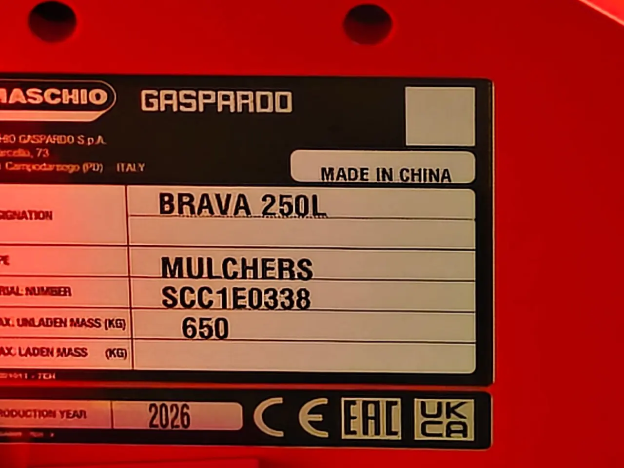 Billede 9 - Maschio Brava 250
