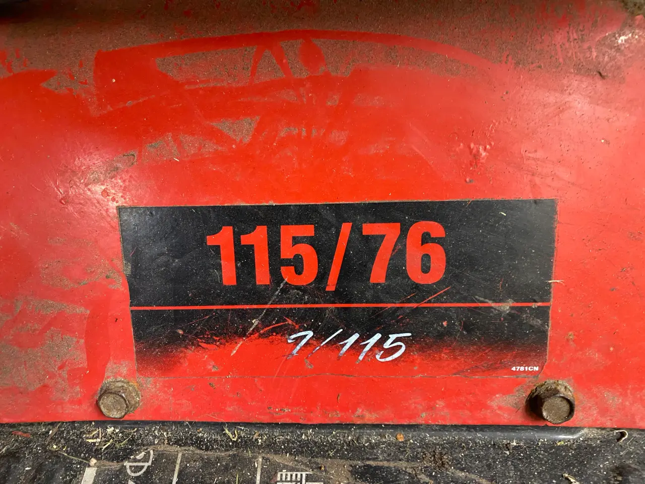 Billede 1 - Klippebord til havetraktor MTD 115/76
